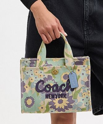 ＜COACH＞カーゴ　トート　バッグ　２６・フローラル　プリント